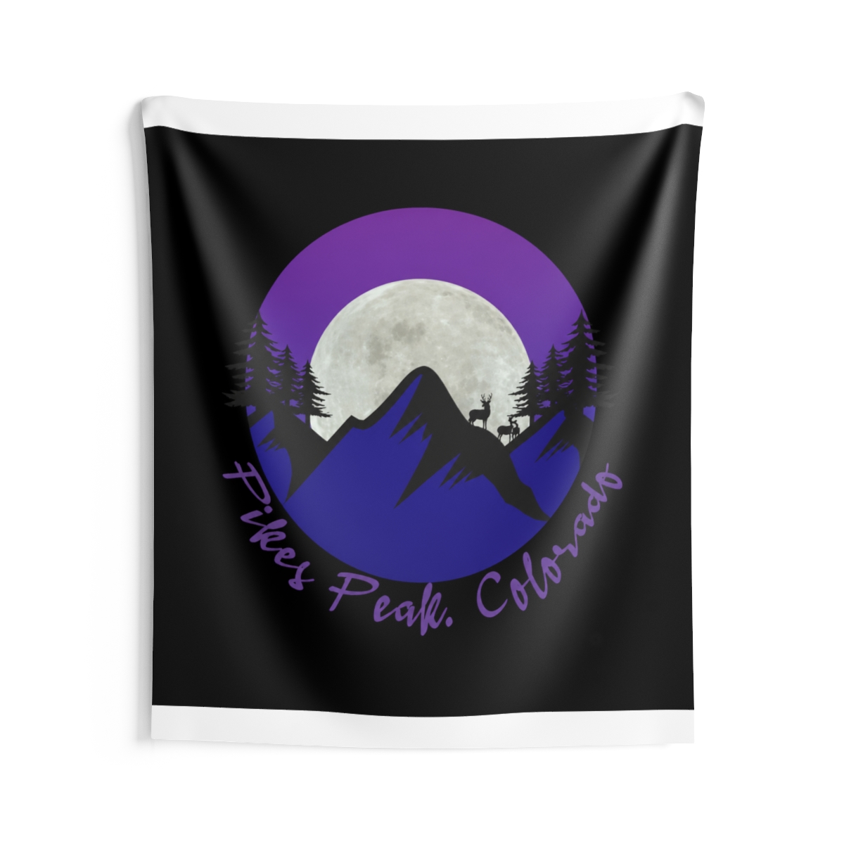 Pikes Peak Colorado Tapestry - alternate angle 5, merchandise