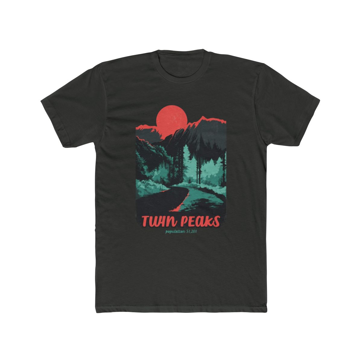 Twin Peaks Population T Shirt - alternate angle 5, merchandise
