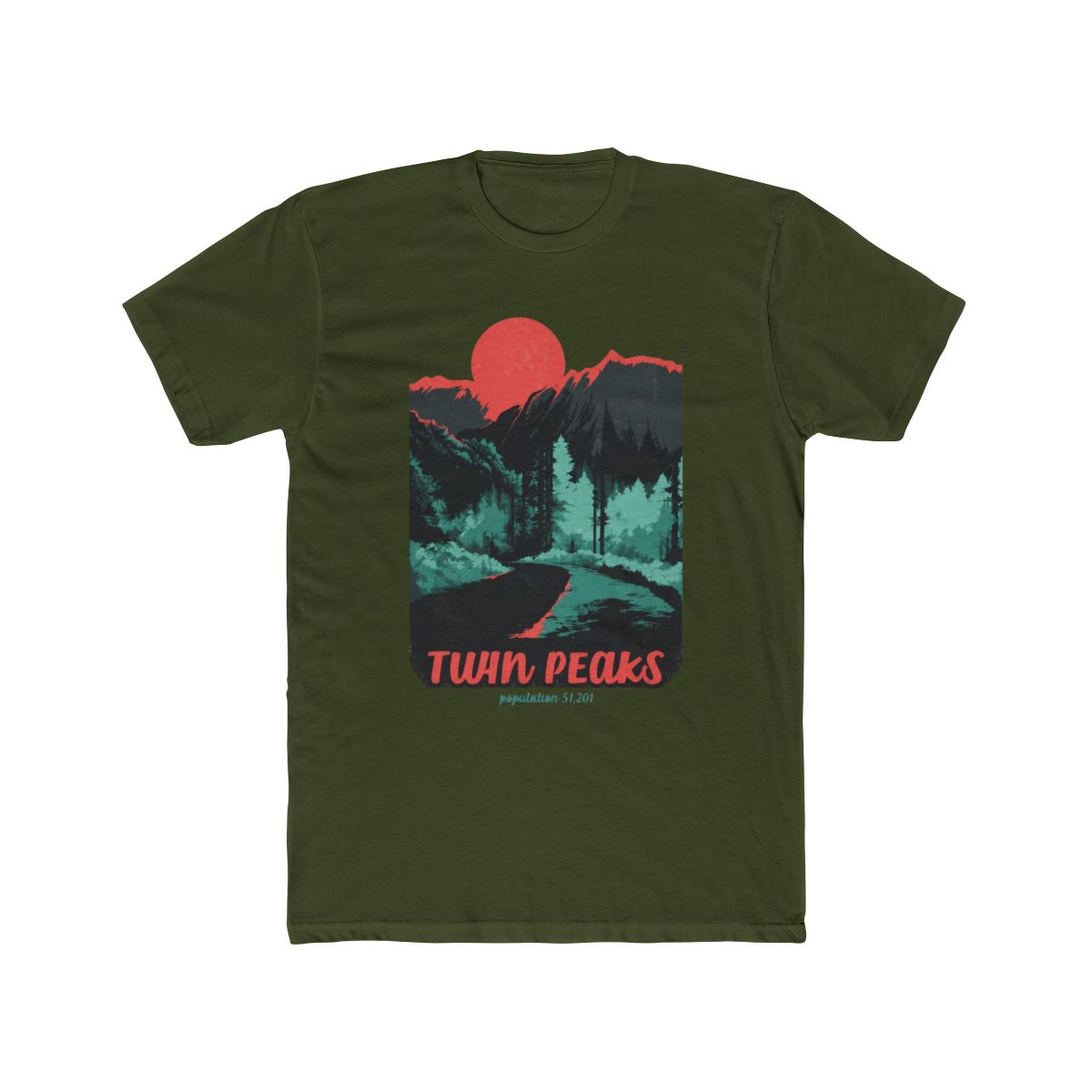 Twin Peaks Population T Shirt - alternate angle 4, merchandise