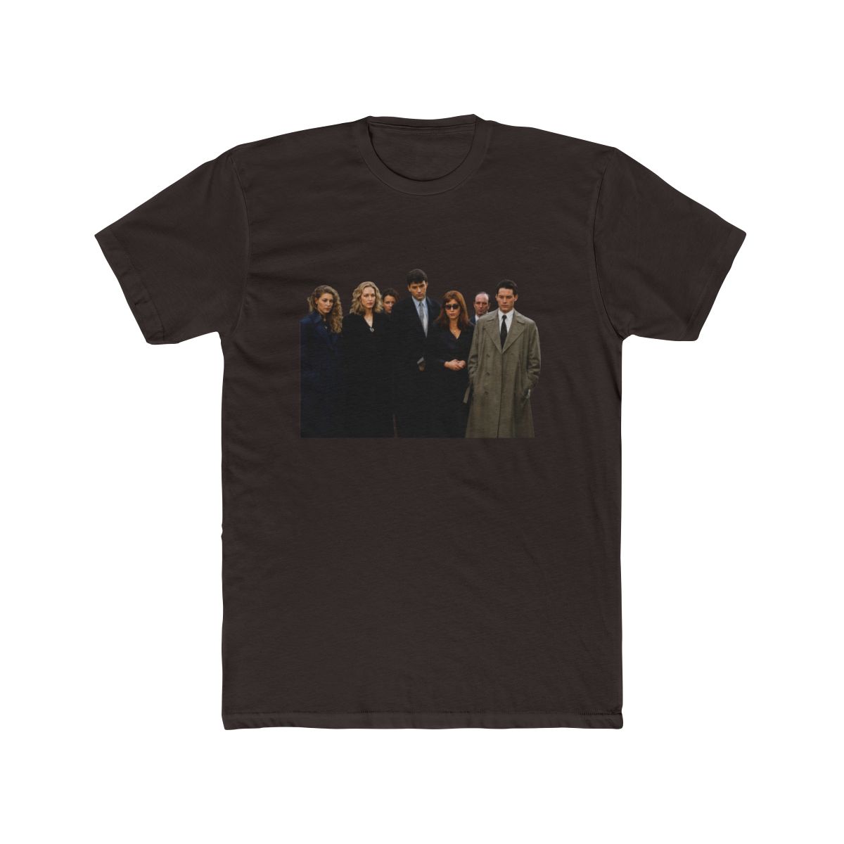 Twin Peaks Funeral Mourners T Shirt - alternate angle 2, merchandise