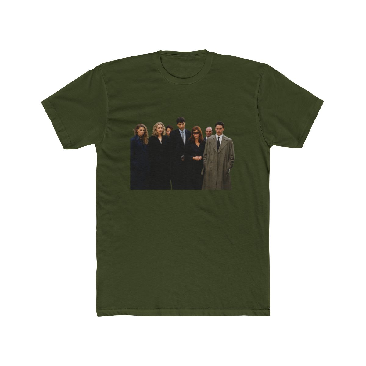 Twin Peaks Funeral Mourners T Shirt - alternate angle 4, merchandise