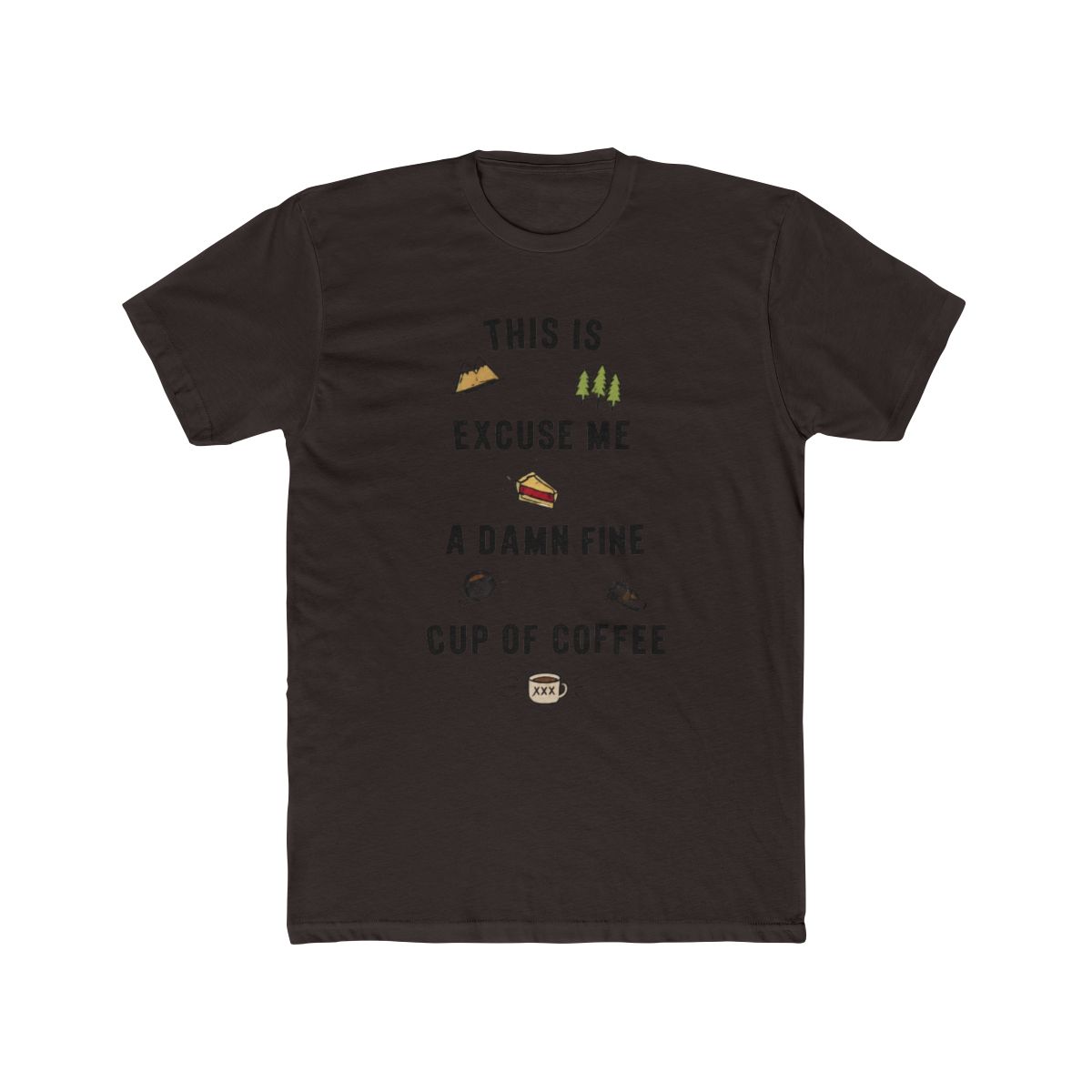 Twin Peaks Fine Cup of Coffee T Shirt - alternate angle 2, merchandise