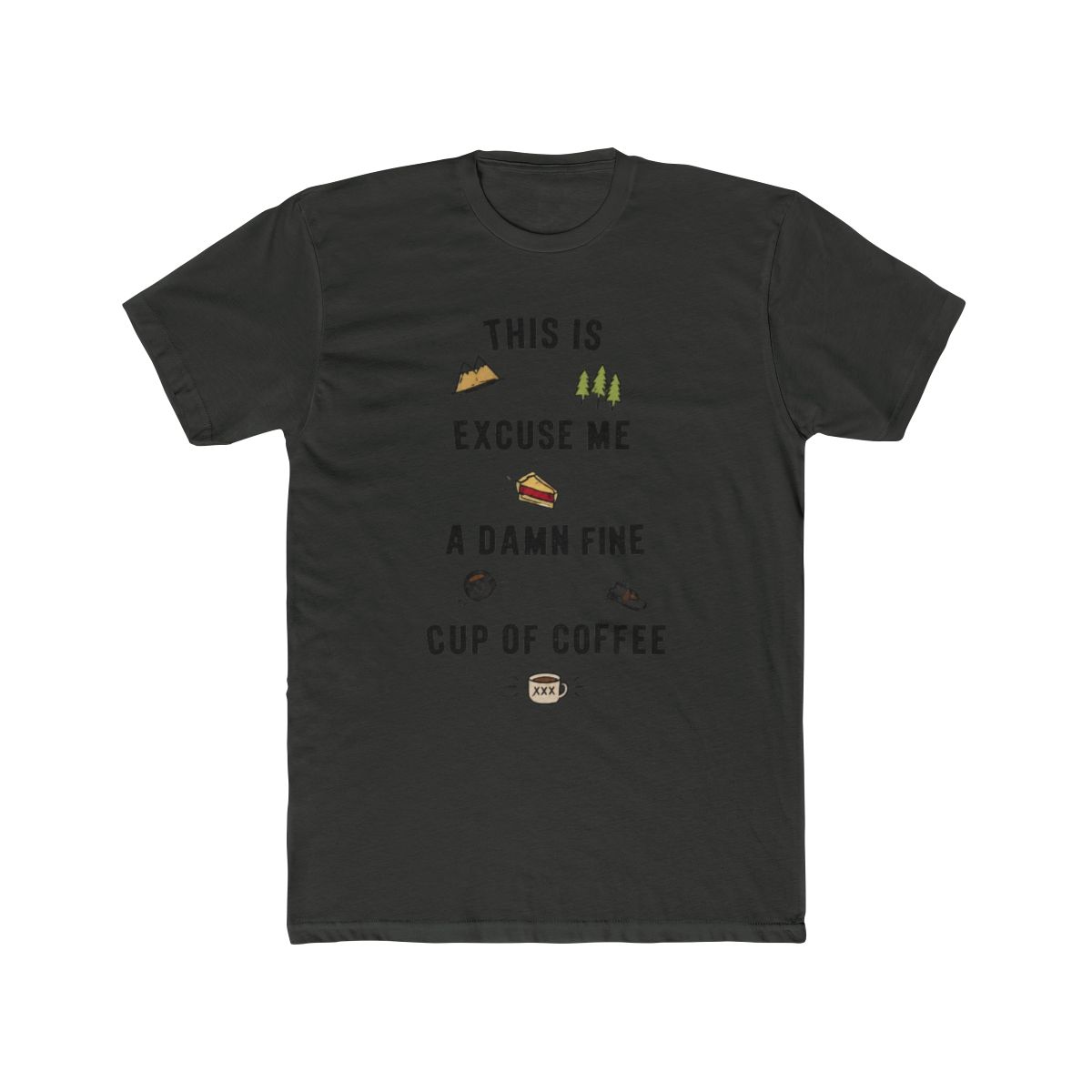 Twin Peaks Fine Cup of Coffee T Shirt - alternate angle 5, merchandise