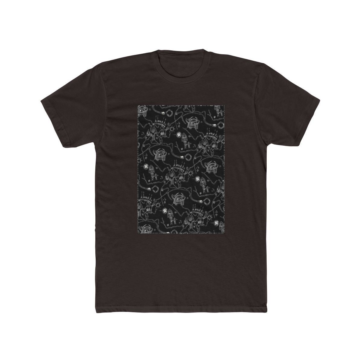 Twin Peaks Owl Cave Map T Shirt - alternate angle 2, merchandise