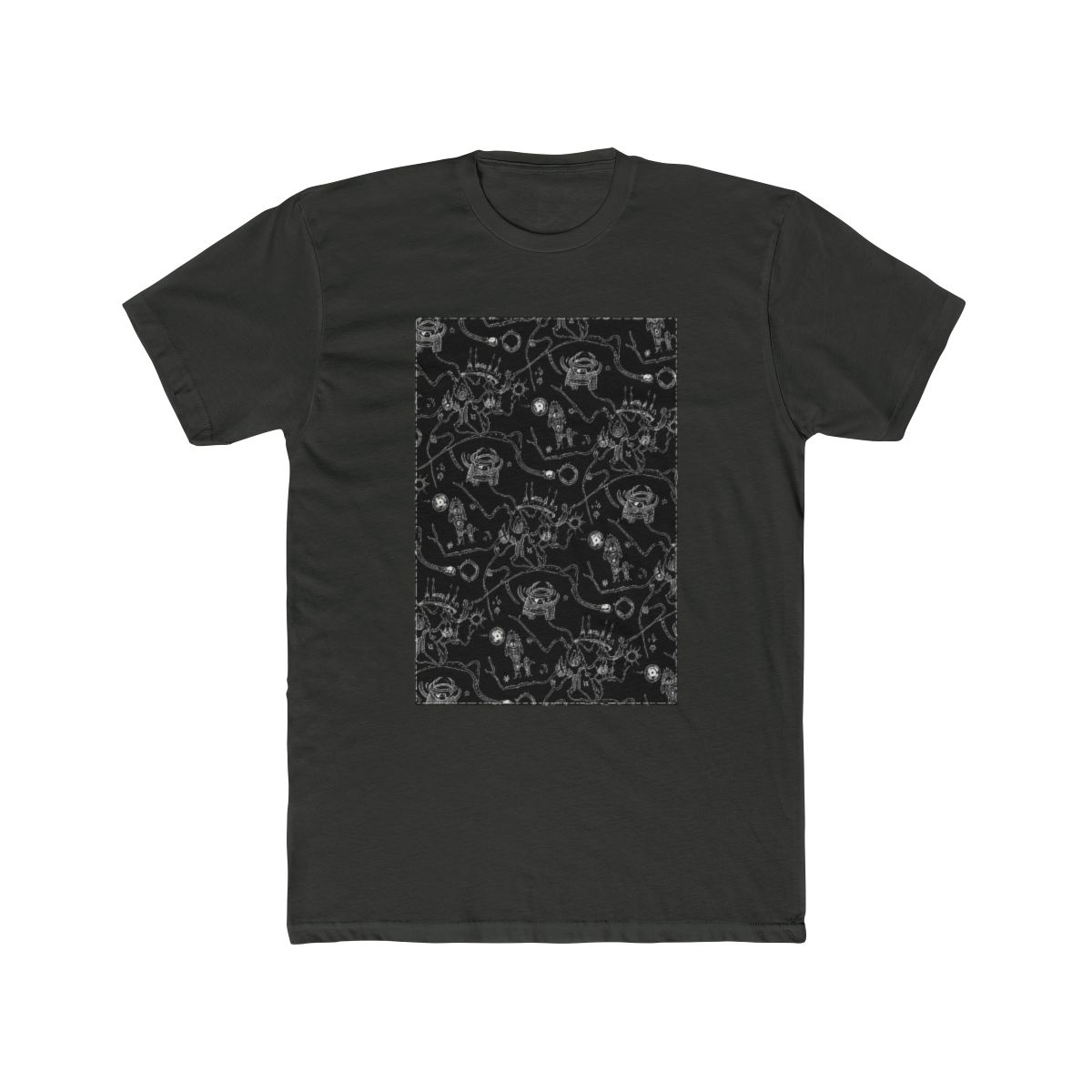 Twin Peaks Owl Cave Map T Shirt - alternate angle 5, merchandise