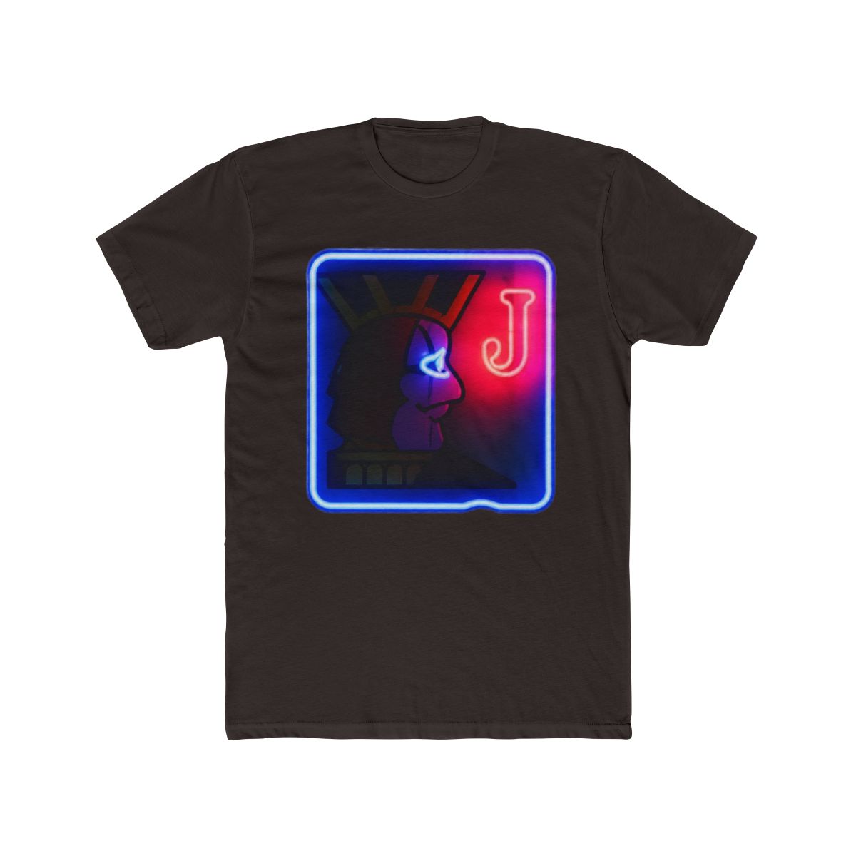 Twin Peaks One Eyed Jacks Neon Sign Print T Shirt - alternate angle 2, merchandise