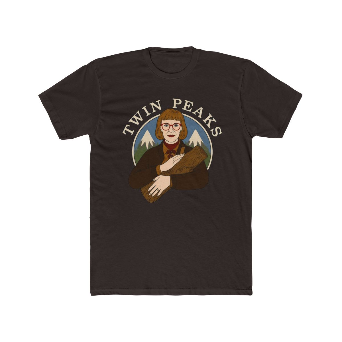 Twin Peaks Log Lady T Shirt - alternate angle 2, merchandise
