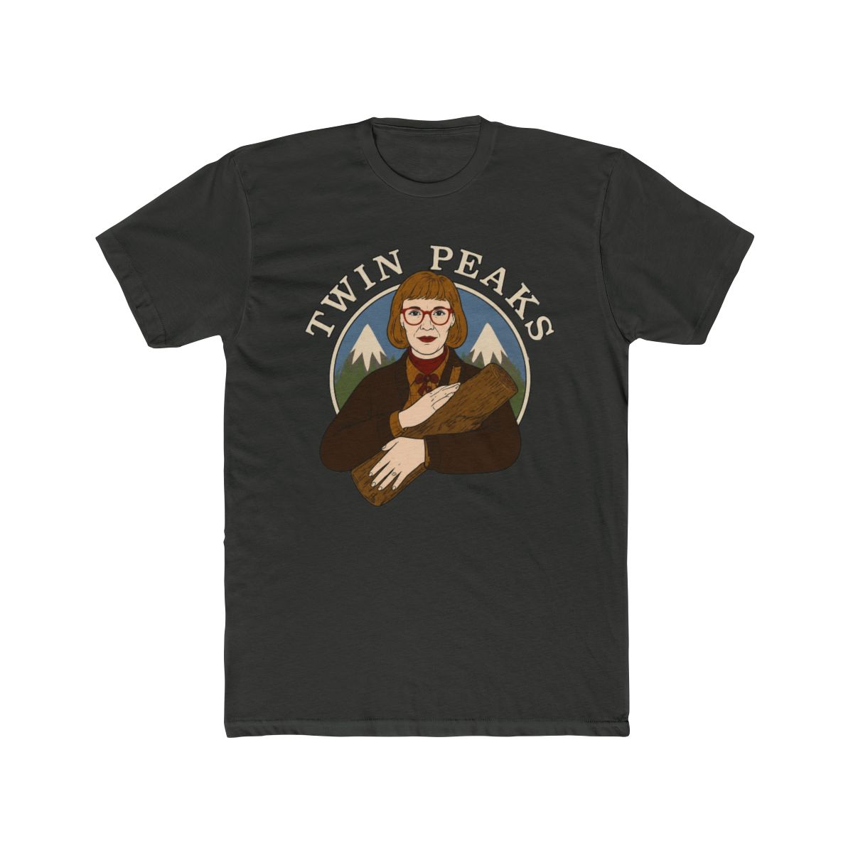 Twin Peaks Log Lady T Shirt - alternate angle 5, merchandise