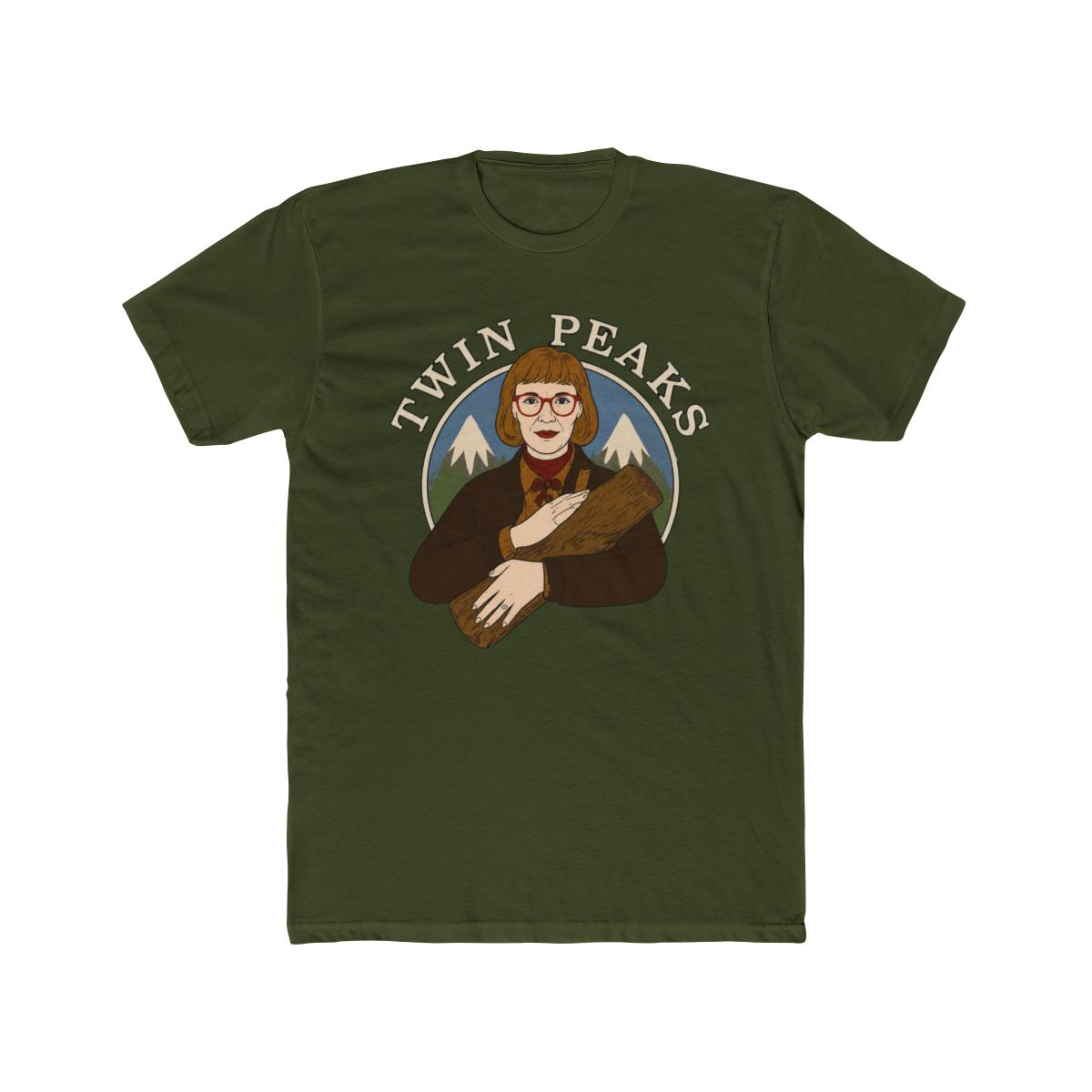 Twin Peaks Log Lady T Shirt - alternate angle 4, merchandise