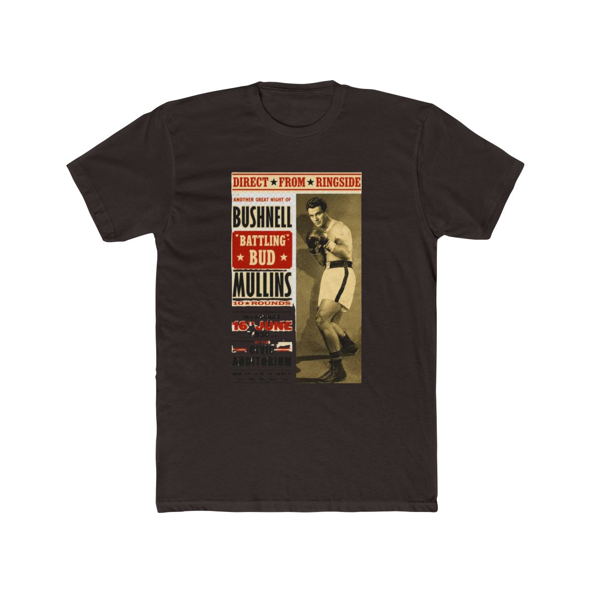 Twin Peaks Bushnell Mullins Fight T Shirt - alternate angle 2, merchandise