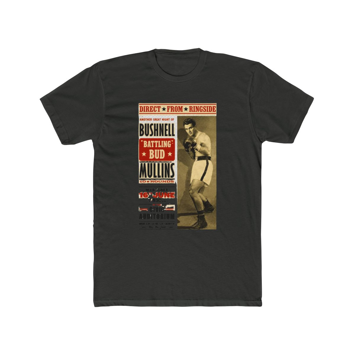 Twin Peaks Bushnell Mullins Fight T Shirt - alternate angle 5, merchandise