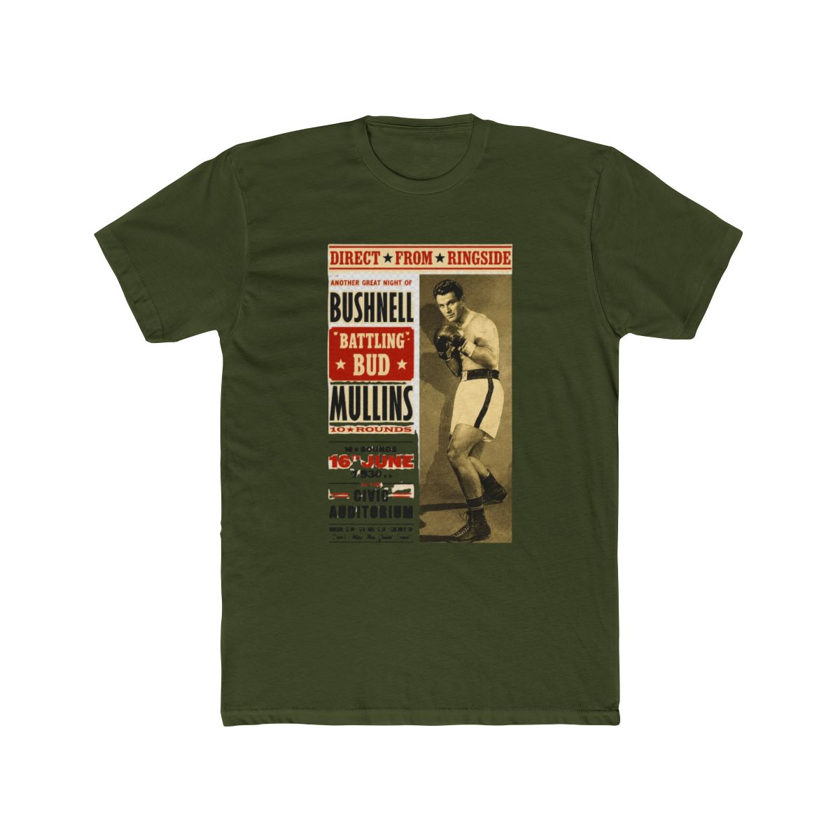 Twin Peaks Bushnell Mullins Fight T Shirt - alternate angle 4, merchandise