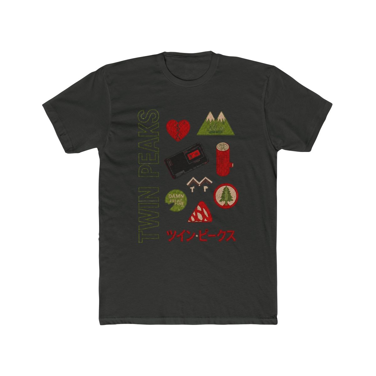 Twin Peaks Icons T Shirt - alternate angle 5, merchandise