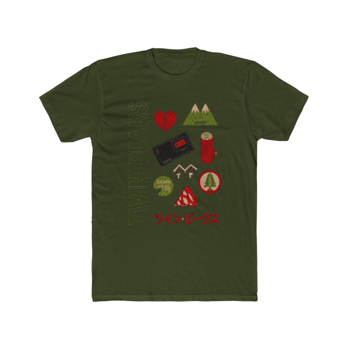 Twin Peaks Icons T Shirt - alternate angle 4, merchandise