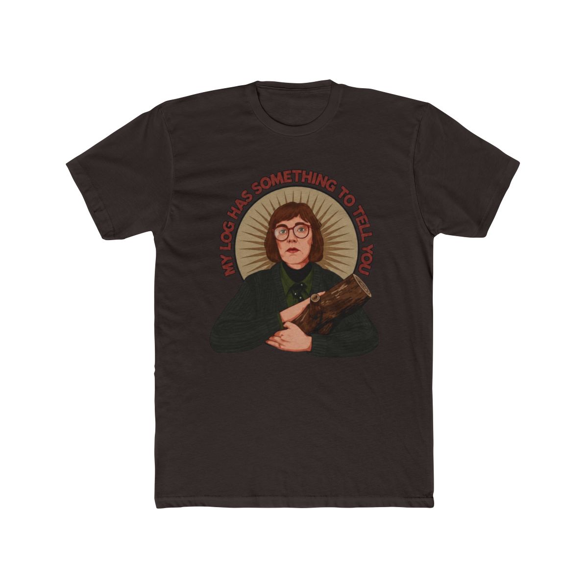 Twin Peaks My Log Has Something To Tell You T Shirt - alternate angle 2, merchandise