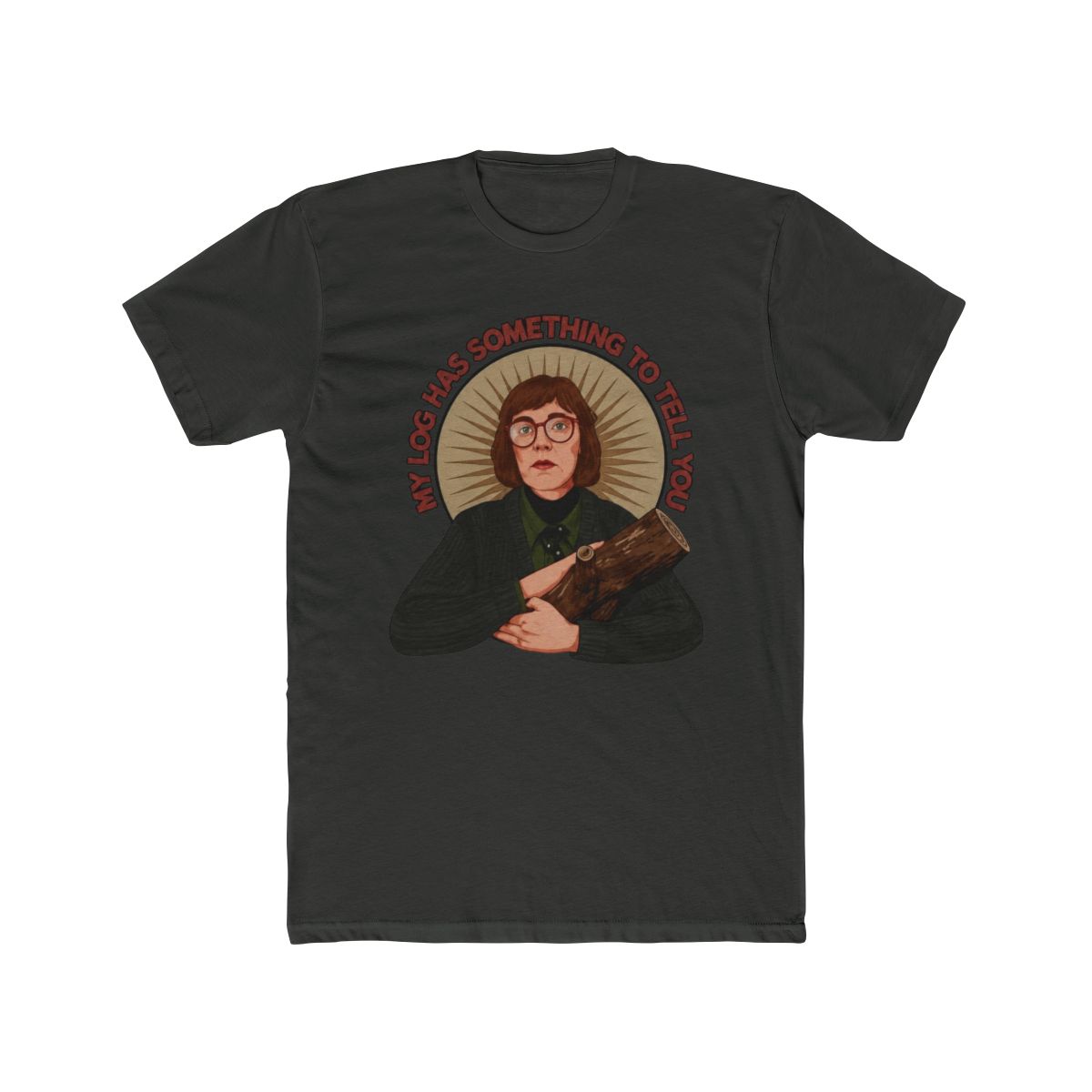 Twin Peaks My Log Has Something To Tell You T Shirt - alternate angle 5, merchandise