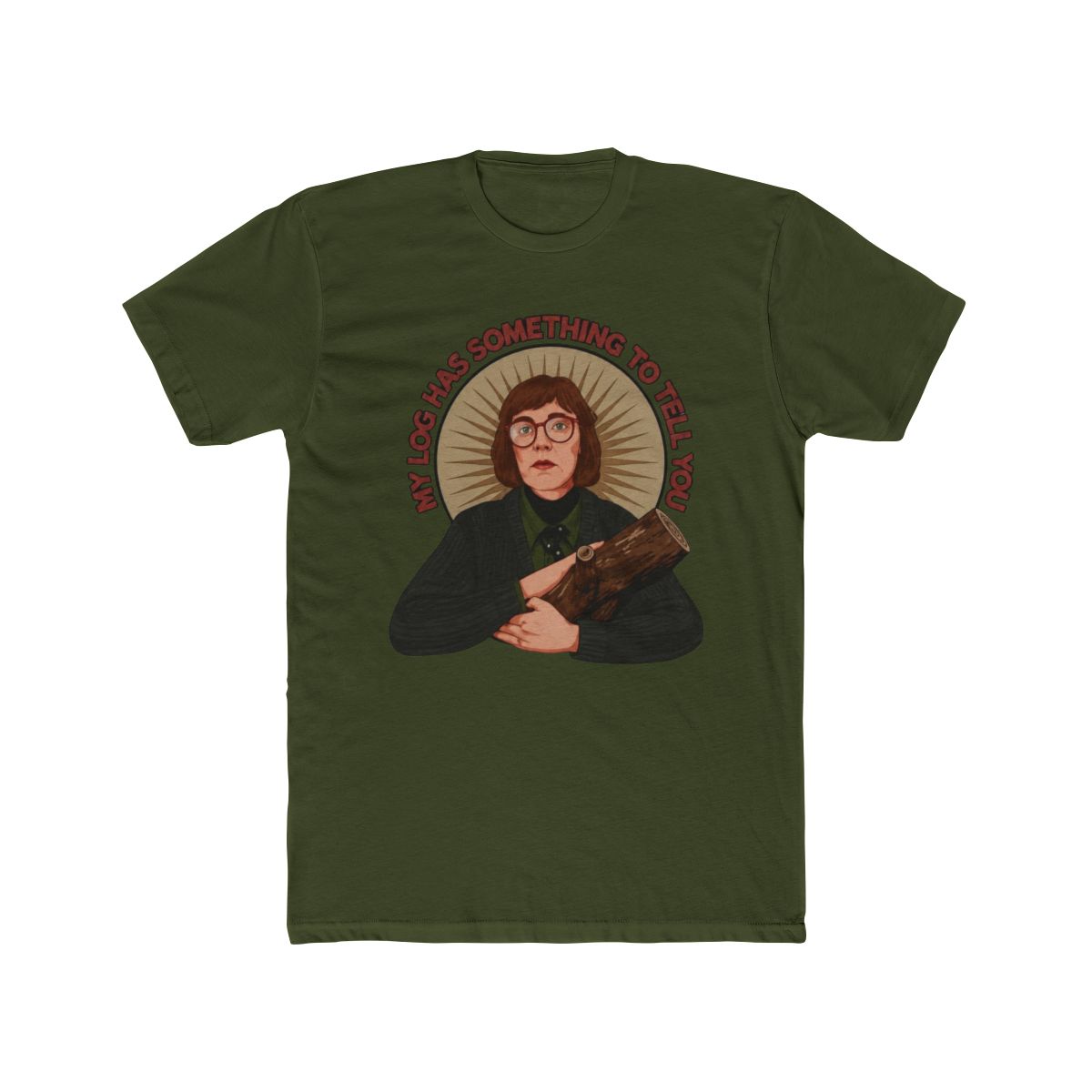 Twin Peaks My Log Has Something To Tell You T Shirt - alternate angle 4, merchandise