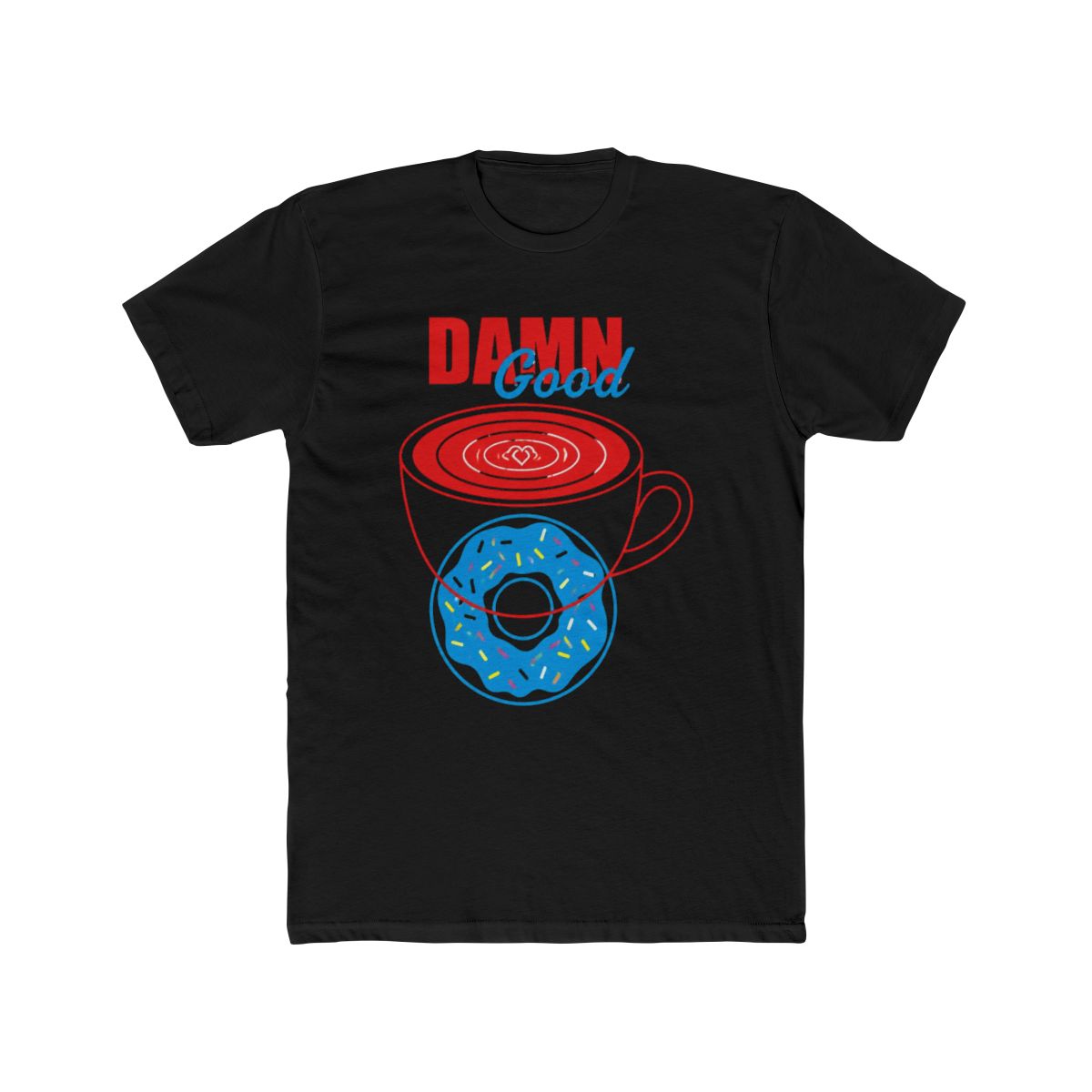 Twin Peaks Good Coffee and Donut T Shirt - alternate angle 3, merchandise