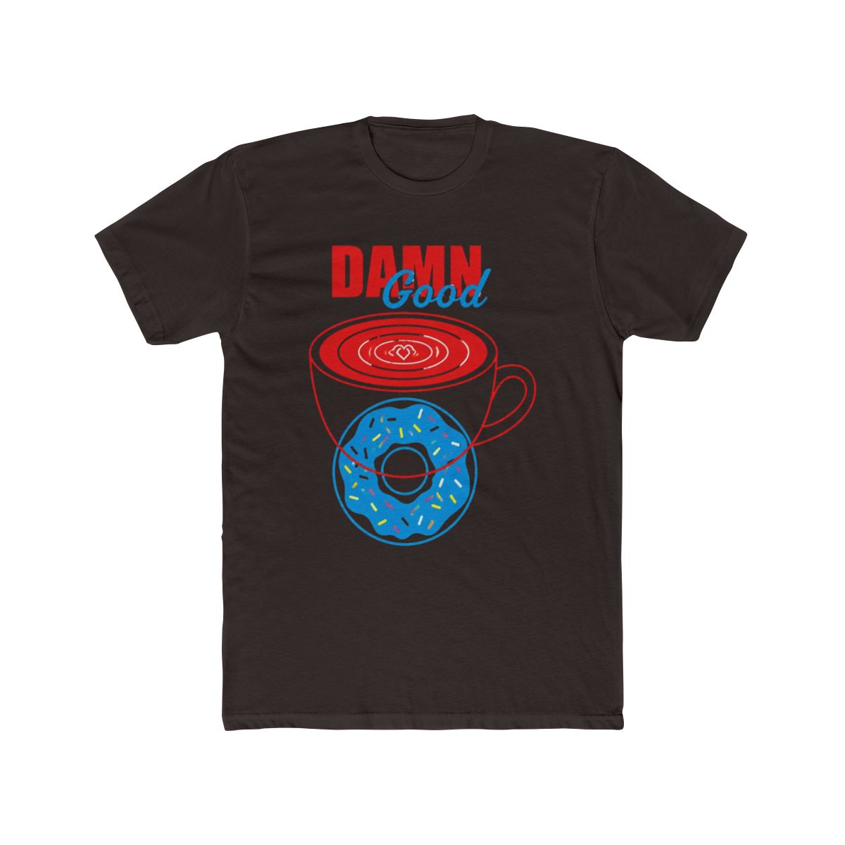 Twin Peaks Good Coffee and Donut T Shirt - alternate angle 2, merchandise