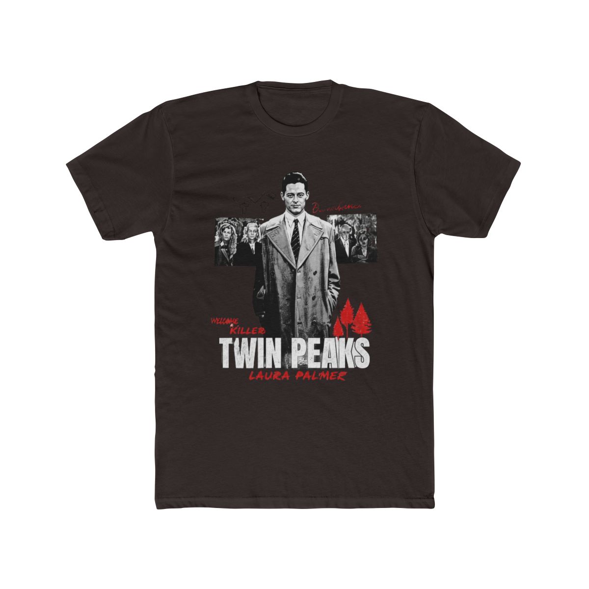 Twin Peaks Agent Cooper Mineral Wash T Shirt - alternate angle 2, merchandise