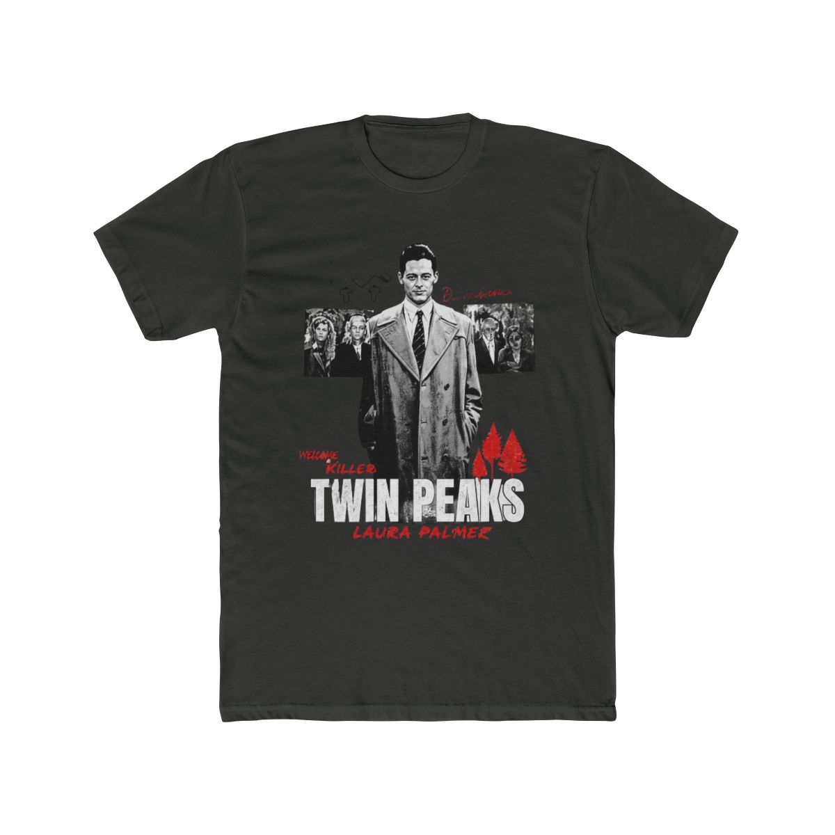 Twin Peaks Agent Cooper Mineral Wash T Shirt - alternate angle 5, merchandise