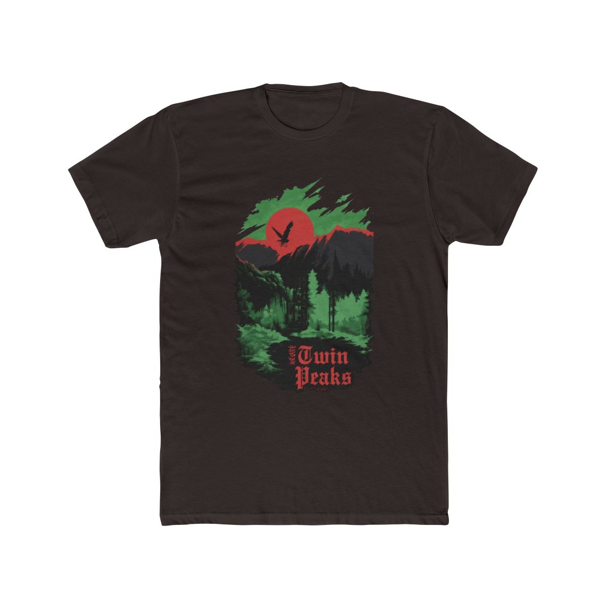 Twin Peaks Big & Tall T Shirt - alternate angle 2, merchandise