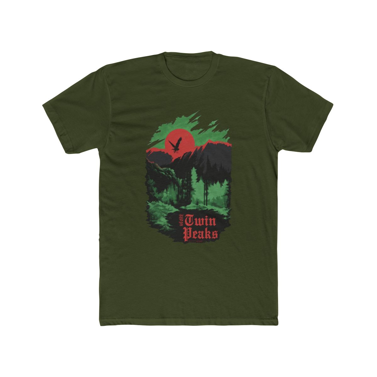Twin Peaks Big & Tall T Shirt - alternate angle 4, merchandise